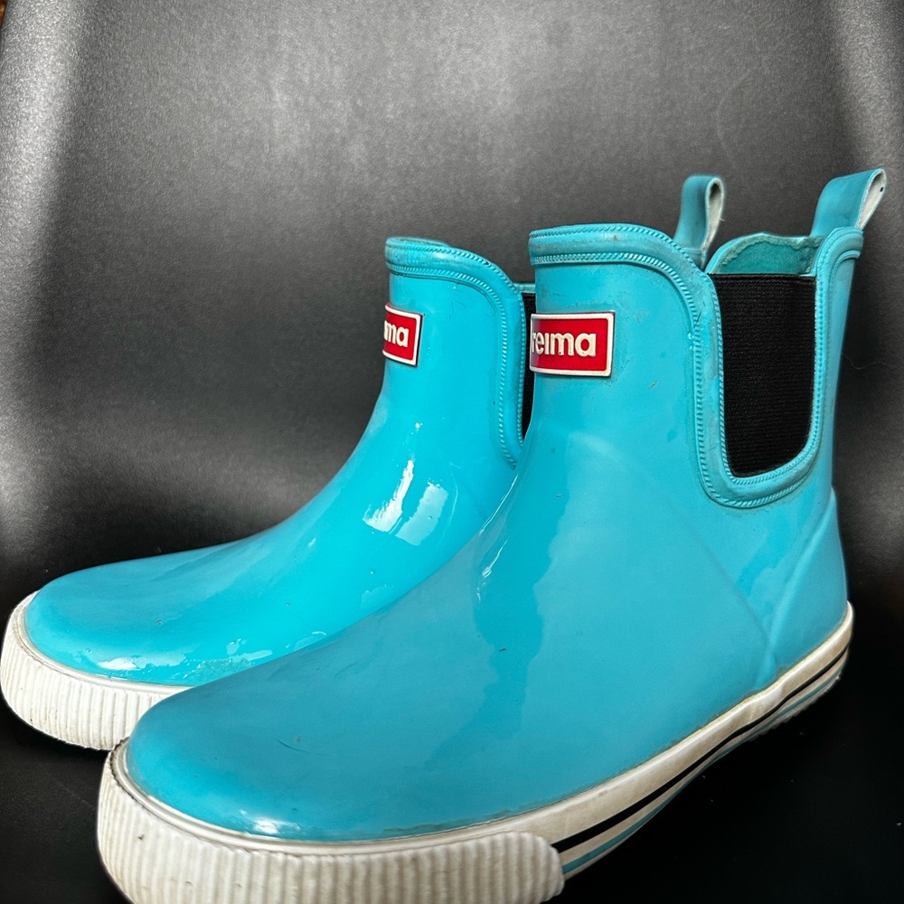 Kids Blue Reima Rain Boots